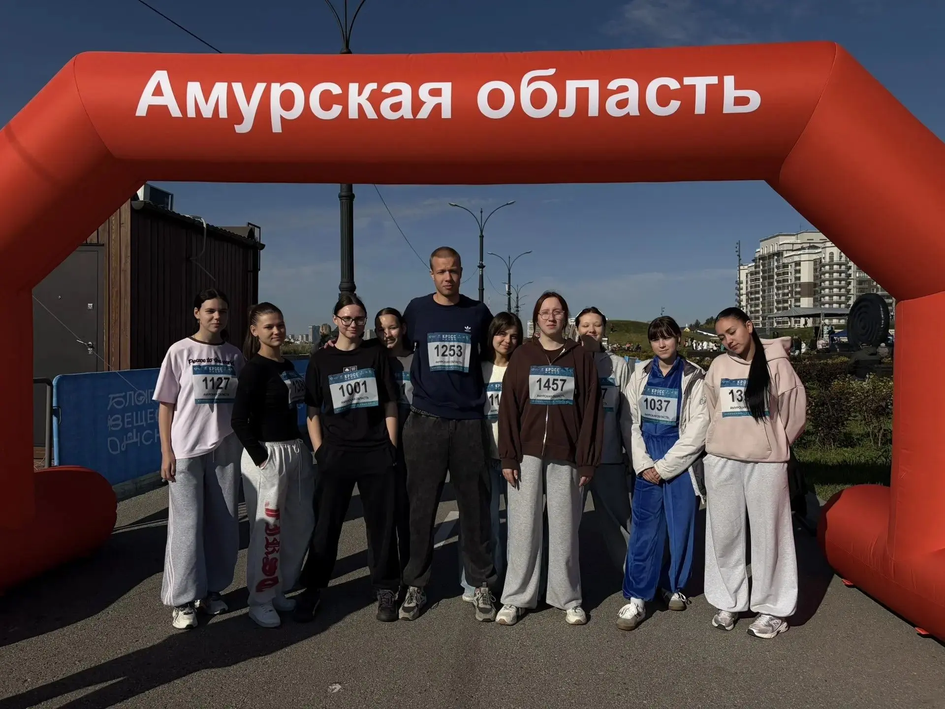 Студенты Амурского медицинского колледжа приняли участие во Всероссийском дне бега «Кросс нации — 2026»
